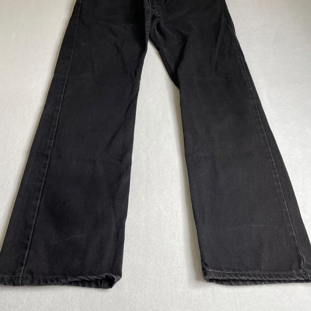 Levis‎ 505 Men's Jeans Black W34 L34 Straight Leg Straight Fit 100% Cotton Denim